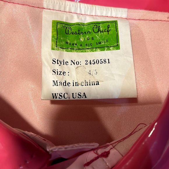 Cowgirl Raincoat by Western Chief size 4 to 5 *open to offers* - Picture 2 of 8